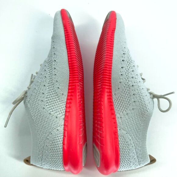 Women Cole Haan Zero Grand Stitchlite 2Knit Oxford Shoes Vapor Gray/ Flame 5B - Picture 8 of 10
